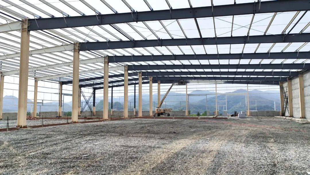 服務建支點，沖刺‘雙過半’丨竹溪茶產業超級工廠項目建設‘火力全開’