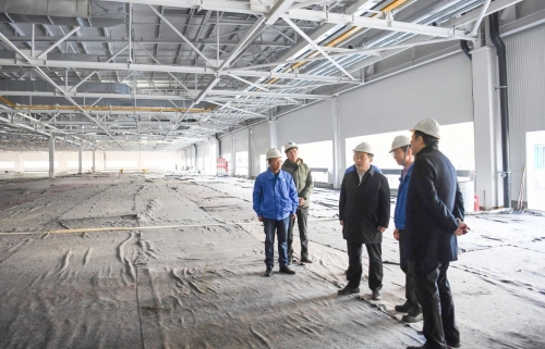 包華調(diào)研上汽通用東岳基地 聚焦建設(shè)工程施工，助力產(chǎn)業(yè)升級